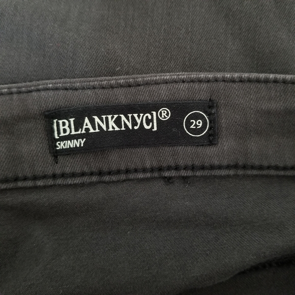 Blank NYC full lace up side skinny jeans gray - Picture 6 of 8